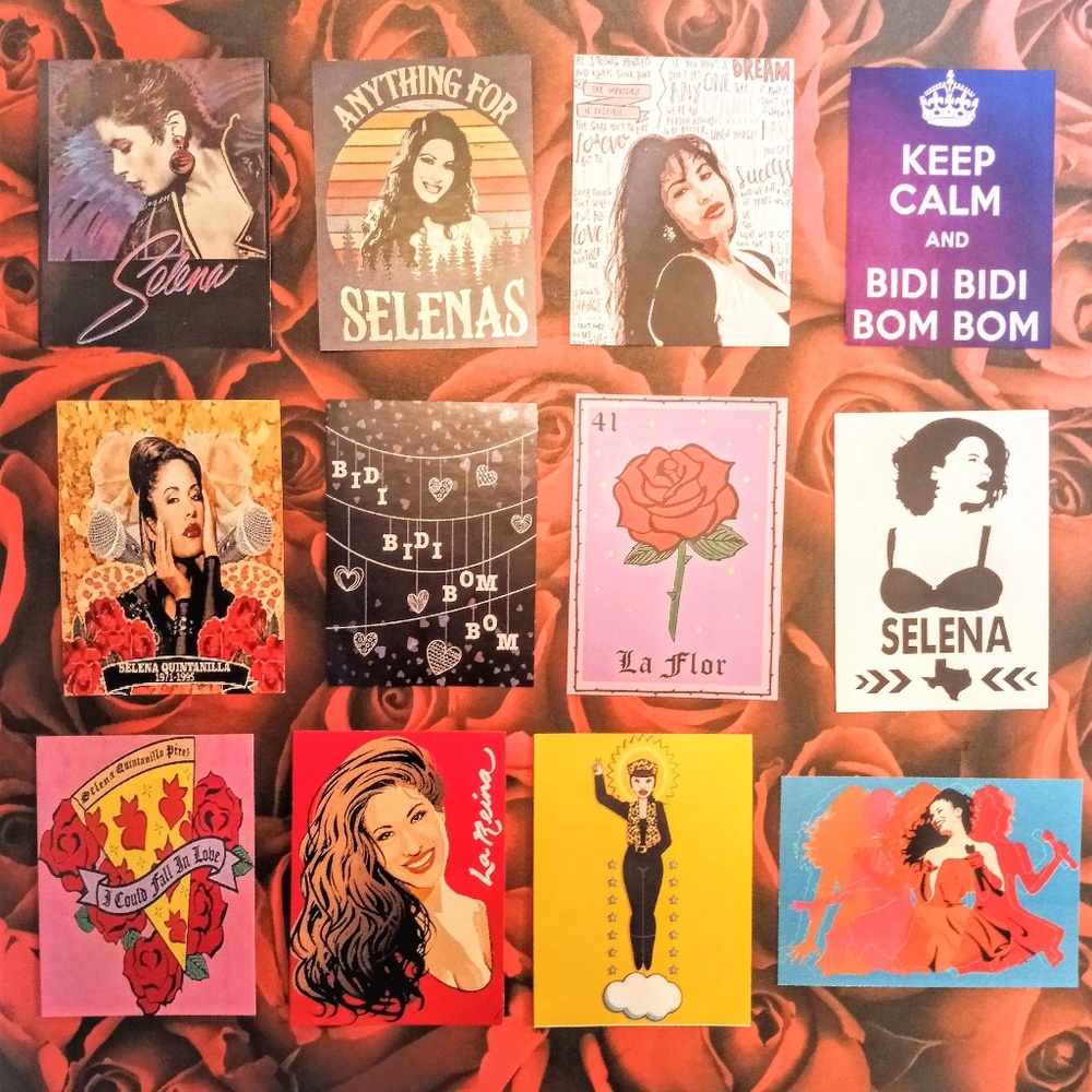 Small Selena Stickers Set of 12
